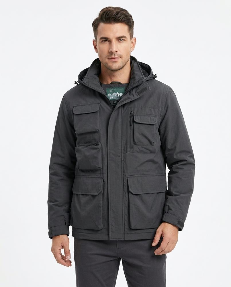 NorthTrek24 - Yomel | Hooded Multi-Pocket Jacket Men