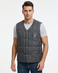 NorthTrek24 - Calev | Quilted V-Neck Vest Men