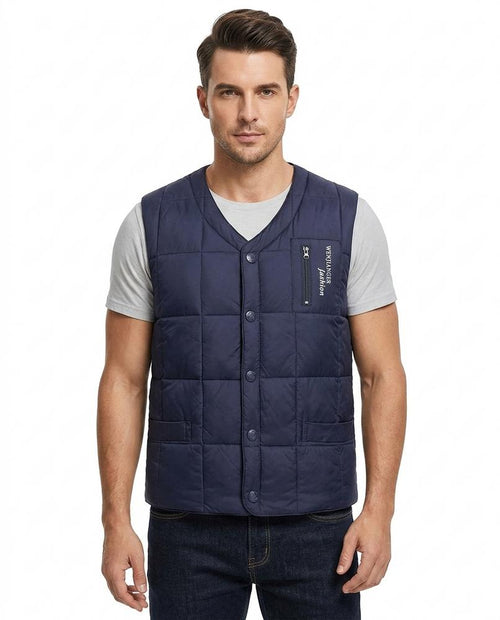 NorthTrek24 - Calev | Quilted V-Neck Vest Men